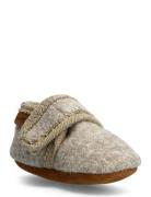 Baby Wool Slippers Grey En Fant