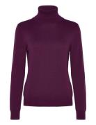 Knit Basic Turtleneck Purple Tom Tailor