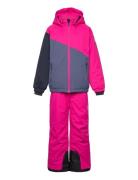 Ski Set - Colorblock Pink Color Kids