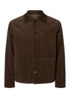 Slhreg-Cole Cord Hybrid Blz Brown Selected Homme