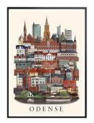 Odense Small Poster Patterned Martin Schwartz