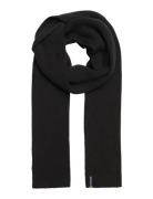 Essential Logo Knitted Scarf Black Superdry