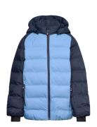 Ski Jacket - Quilt - Contrast Blue Color Kids