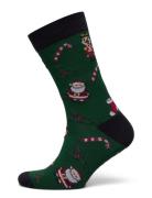 Christmas Bamboo Sock Green Lindbergh