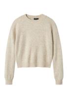 Nlflodet Ls Short Knit Noos Beige LMTD