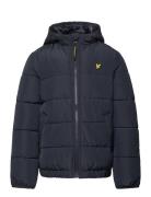 Quilted Puffer Coat Navy Lyle & Scott