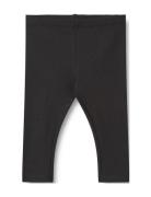 Rib Leggings Maddy Black Wheat