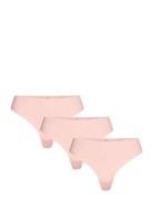 Thong 3Pk Pink Calvin Klein