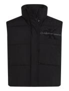 Chenille Monologo Vest Black Calvin Klein Jeans