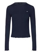 Tjw Slub Soft Tee Ls Navy Tommy Jeans