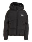 Ck Short Puffer Jacket Black Calvin Klein