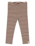 Legging Modal Striped Brown Petit Piao