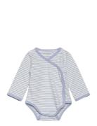 Wrap Body Ls Y/D Stripe Blue Fixoni