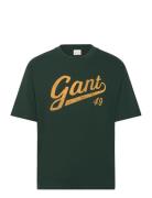 Graphic T-Shirt Green GANT