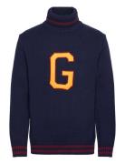 Seasonal G Turtleneck Navy GANT