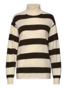 Eco Wool Stripe Kally Sweater Cream Mads Nørgaard
