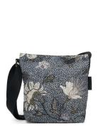 Small Shoulder Bag Denim Blue Flower Linen Blue Ceannis