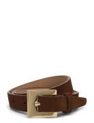 Slim Suede Belt Brown GANT