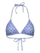 Rwshiitake Triangle Bikini Top Blue Rosemunde