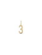 Lucky Numbers 10Mm Gold Gold Design Letters