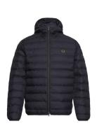 Hooded Insulated Jacket Navy Fred Perry