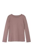 Nmfnigella Ls Slim Top Purple Name It