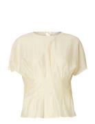 Slfiris Ss O-Neck Top Cream Selected Femme