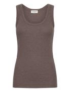 Bs Charlotte Regular Fit Top Brown Bruun & Stengade