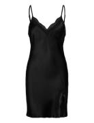 Rhjackie Slit Dress Black Rosemunde