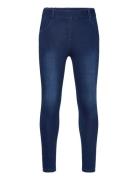 Fleece Denim Trousers For Girl Navy Boboli