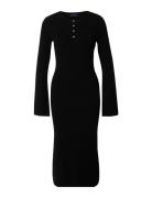 Anya Merino Wool Blend Knitted Dress Black Lexington Clothing