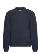 Dun Textured Sweater-Ink Navy Edwin