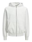 Jjeurban Edge Sweat Zip Hood Noos Grey Jack & J S