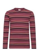 T-Shirt Ls Y/D Rib Red Minymo
