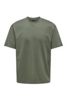 Onsfred Life Rlx Ss Tee Noos Green ONLY & SONS