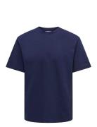 Onsfred Life Rlx Ss Tee Noos Blue ONLY & SONS