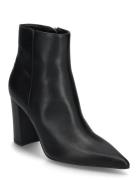 Pointed Heel Ankle Boot Black Mango