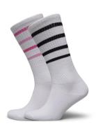 2-Pack Ribbed Knee Socks White Monki