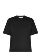 Perfect Boxy T-Shirt Black Weekday