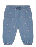 Pants W. Lining Blue Minymo