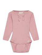 Body Ls Rib Pink Minymo