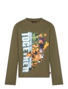 Lwtano 702 - T-Shirt L/S Green LEGO Kidswear