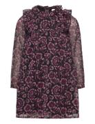 Dress Flower Dot Burgundy Creamie