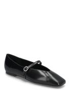 Ballerina Flats With Jewel Detail Black Mango