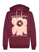 Luuppi Unikko Placement Burgundy Marimekko