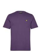 Plain T-Shirt Purple Lyle & Scott