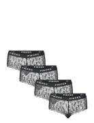 Pclogo Lace Hipster 4-Pack Black Pieces