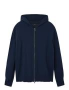 Nlmdancy Ls Knit Cardigan W. Hood Navy LMTD