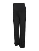 Mlluna Straight Jrs Pants A. Black Mamalicious