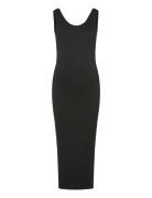 Vmmisa Sl Seamless Midi Rib Dress Noos Black Vero Moda Maternity